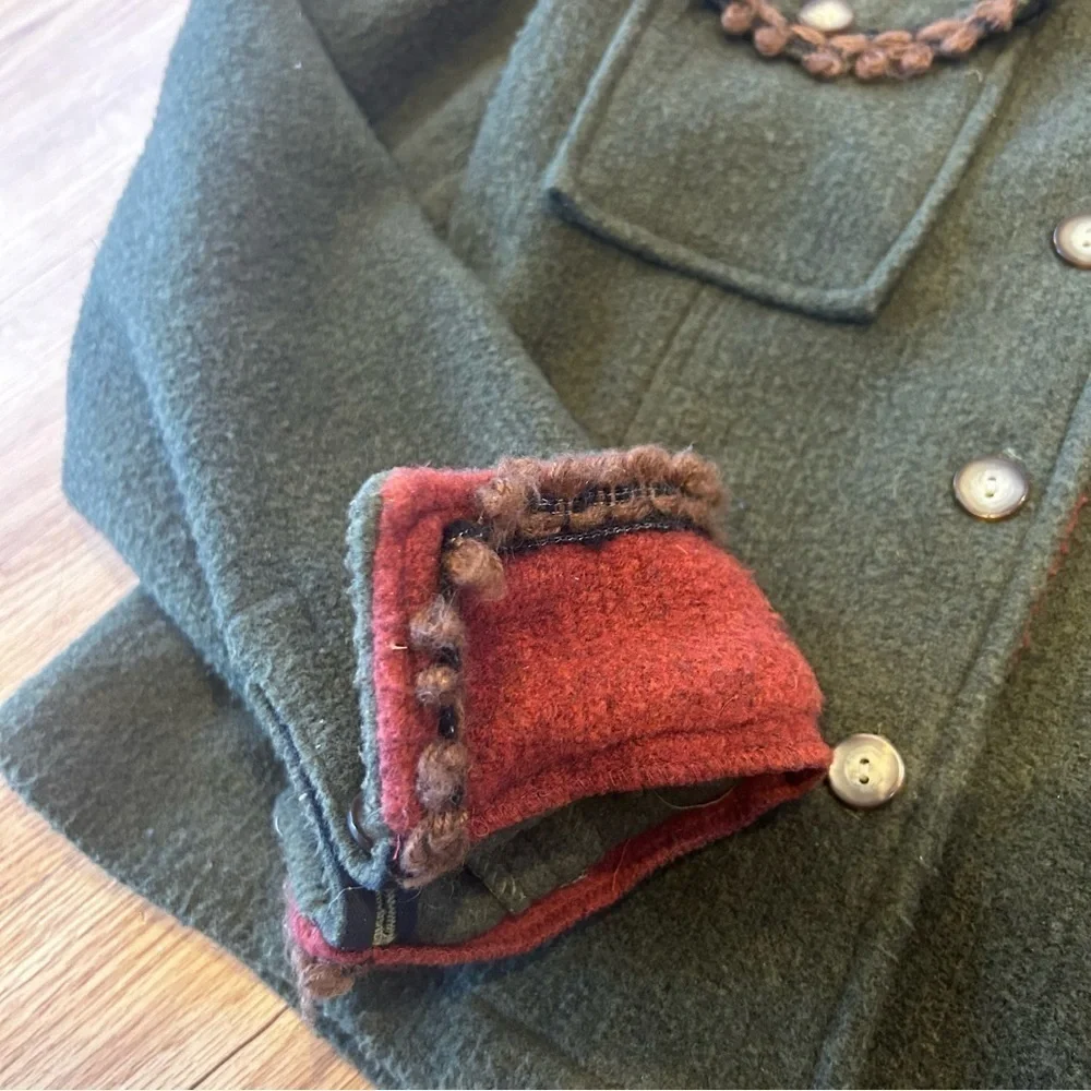 Tasha Polizzi Dark Pine Green Fleece Jacket for Saddleblanket Co. - Picture 3 of 10